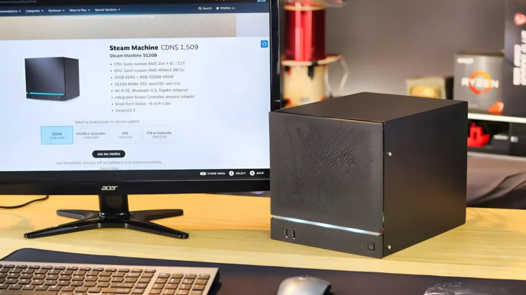 An enthusiast built a Valve Steam Machine from an old PC for $200.