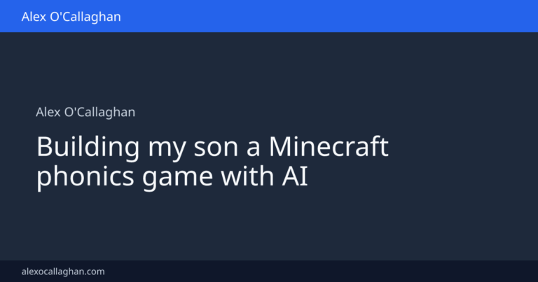 Engineer builds Minecraft phonics game with AI