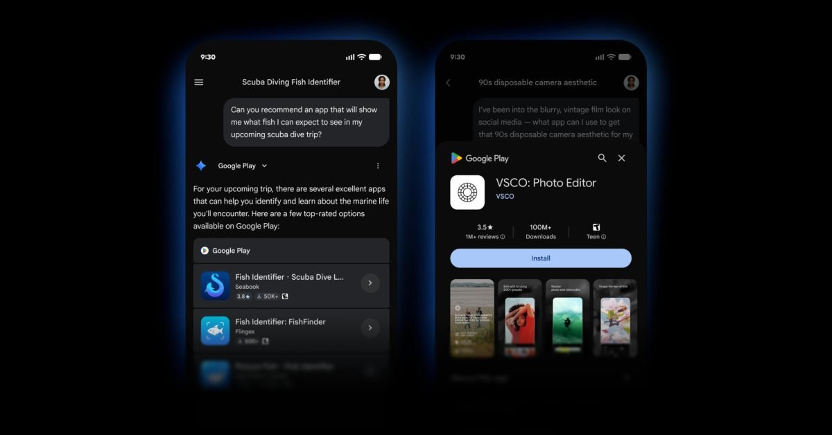 Gemini’s new Google Play Store integration lets you chat to find Android apps, games
