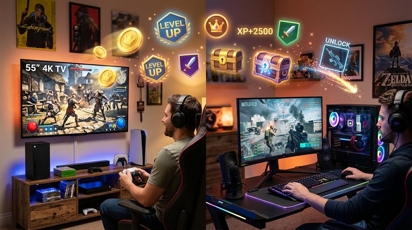 How PlayStation And PC Games Shape Reward Systems