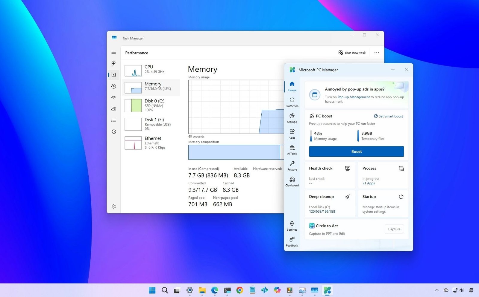 I tested Microsoft PC Manager’s RAM-freeing tool and learned why high memory usage isn’t always a problem
