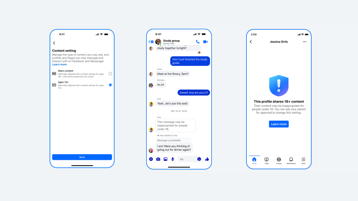 Meta announces global Teen Accounts for Facebook, Messenger