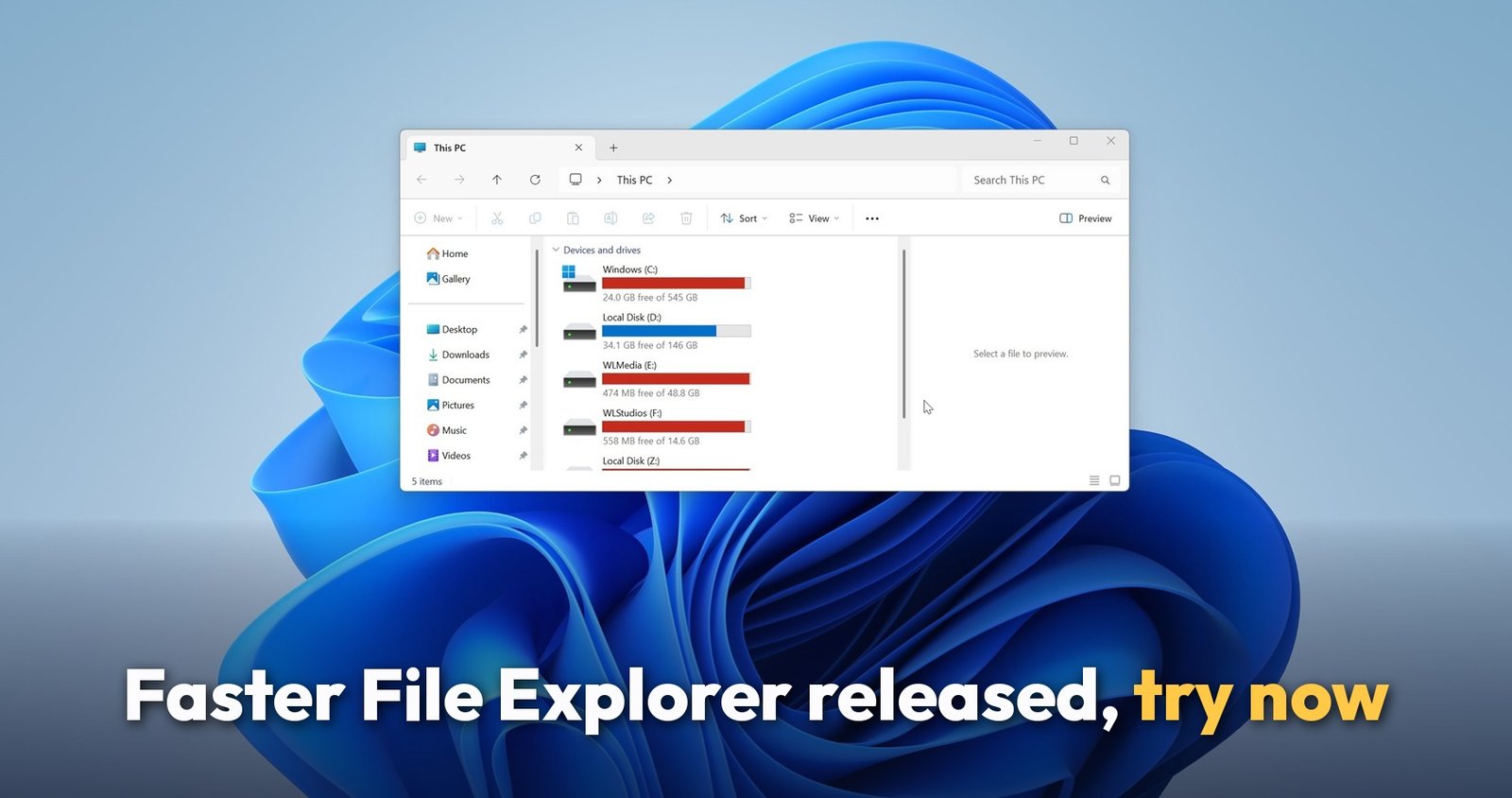 Microsoft begins rolling out a faster File Explorer on Windows 11, and no, it's not preloading