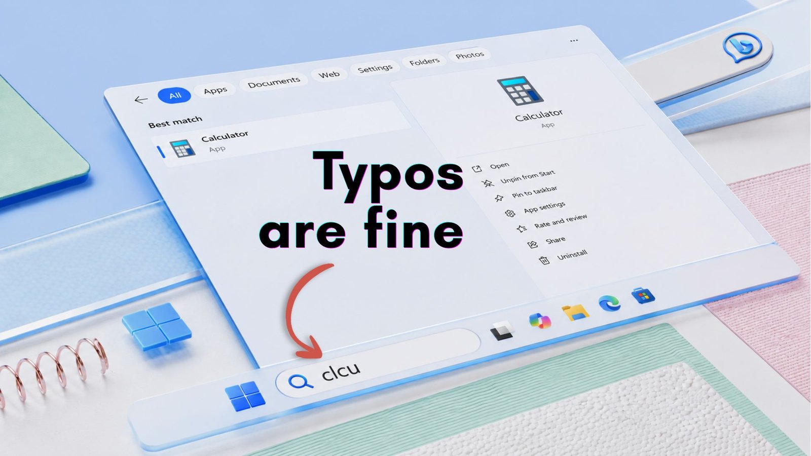 Microsoft confirms Windows 11 Search will find your apps, not Bing results, even if you make typos
