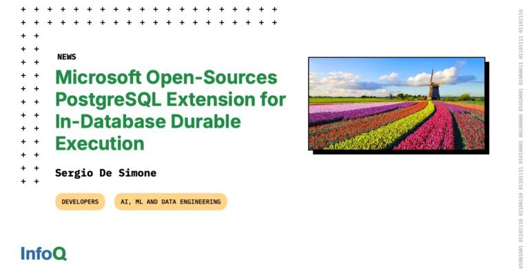 Microsoft Open-Sources PostgreSQL Extension for In-Database Durable Execution