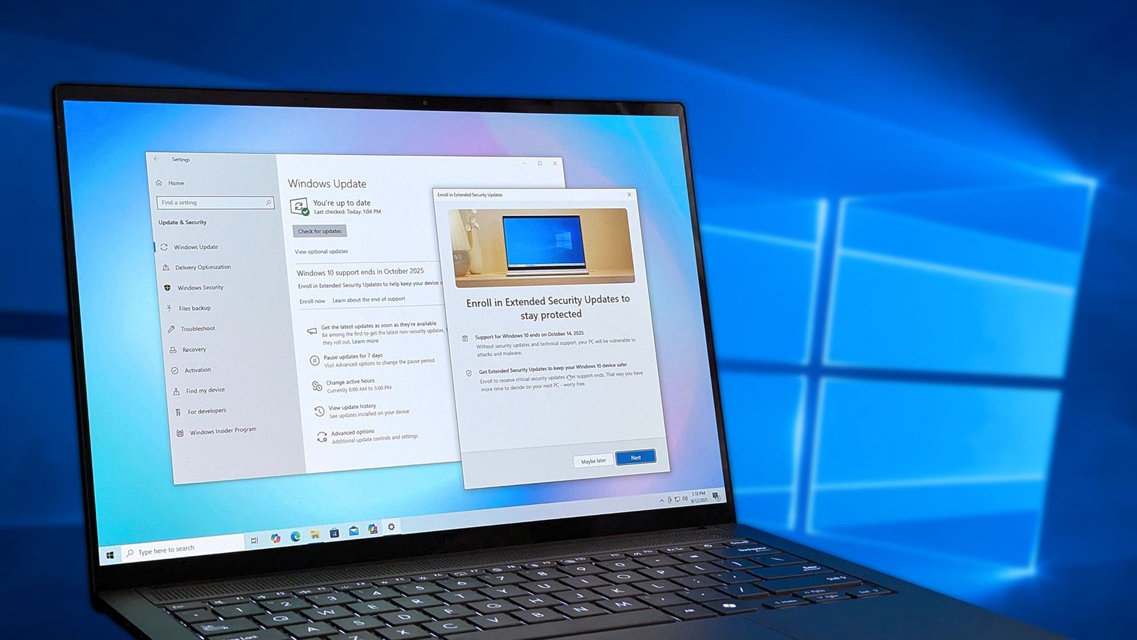 Microsoft quietly extends Windows 10's extra security updates program for free: Users can now stay on Windows 10 until October 2027 securely