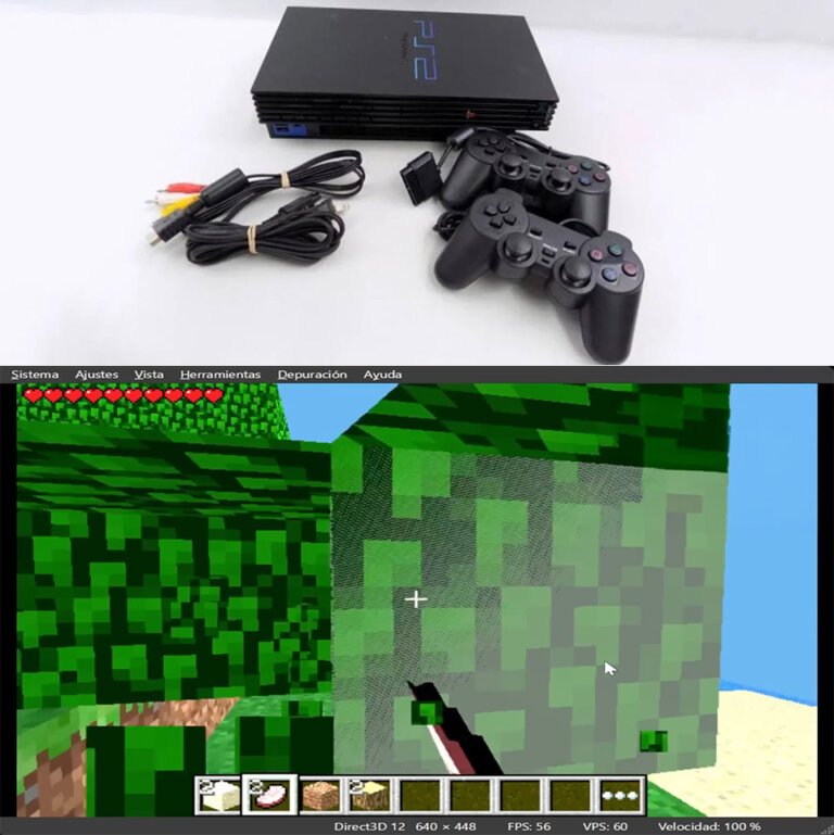 Minecraft Finds Its Way Onto the PlayStation 2 Thanks to Homebrew Persistence
