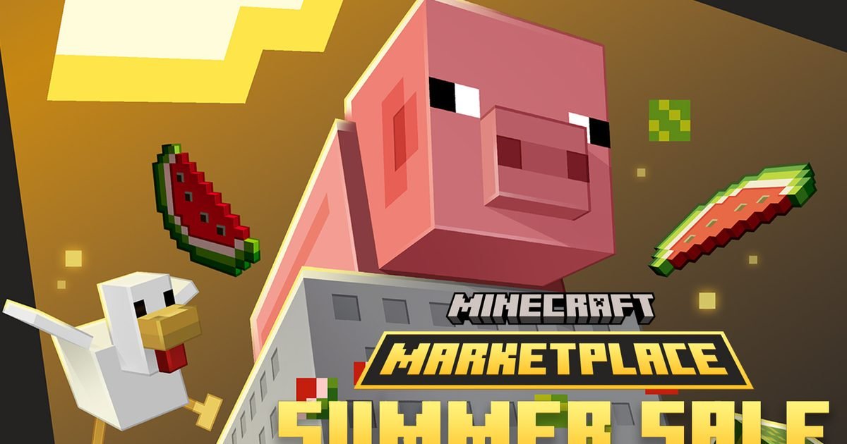 Minecraft Marketplace Summer Sale cuts prices on 300 in-game items