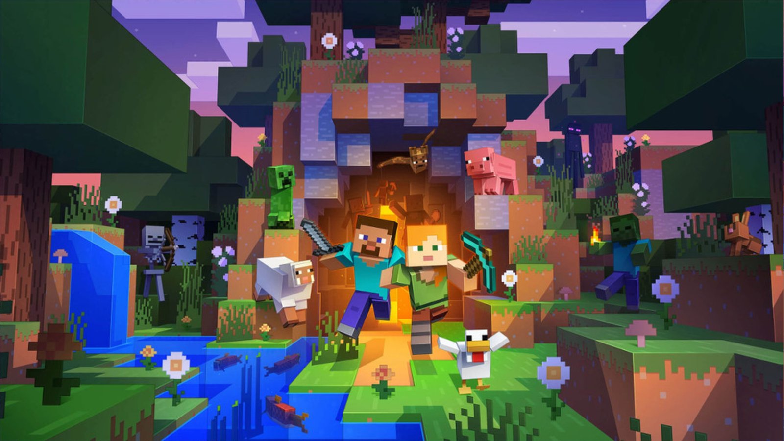 Minecraft's servers are down, locking players out of the game for hours