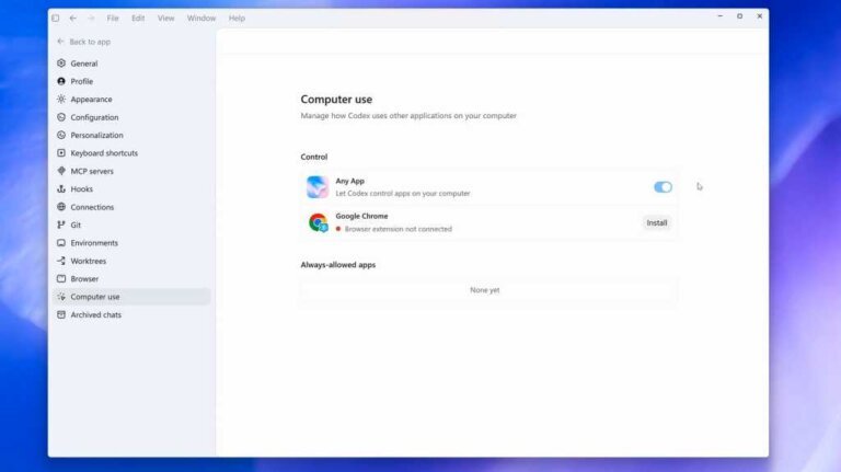 OpenAI's Codex can finally control Windows 11 PCs on its own