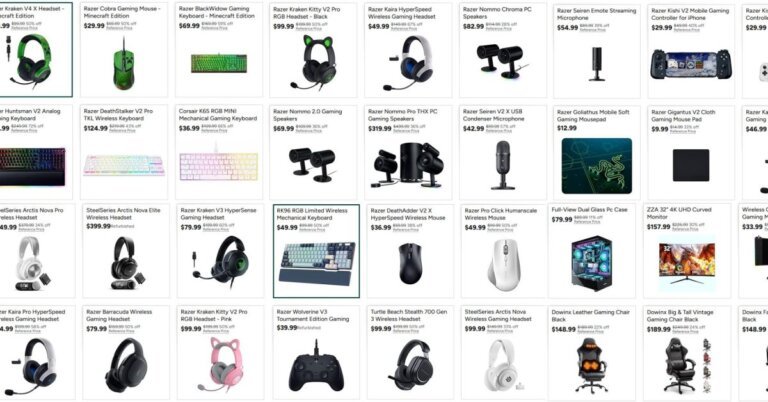 Razer gaming gear up to 76% off for Prime Day at Woot: Minecraft Edition accessories, mice, headsets, more from just $13
