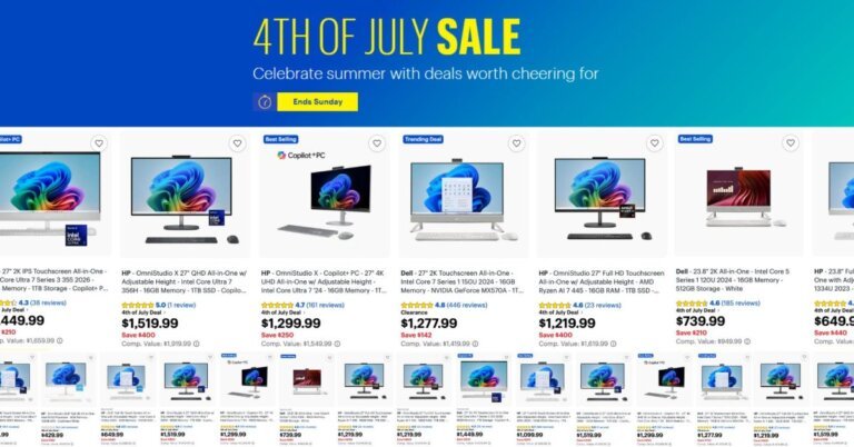Set up a new workstation with these All-in-One Windows Copilot+ PC deals up to $400 off at Best Buy