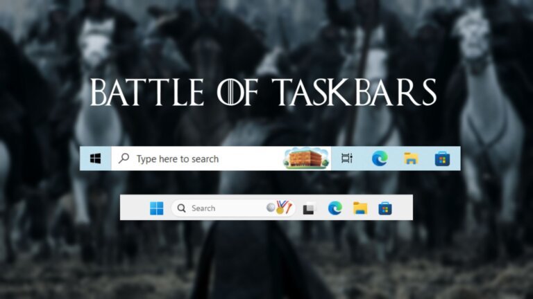 Sorry Microsoft, Windows 10 taskbar is still better than Windows 11, and here's why