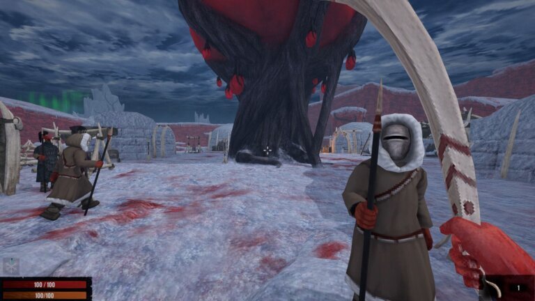 The next game from the director of Blood West is a frozen survival shooter where you scratch a living off the decaying corpse of a god