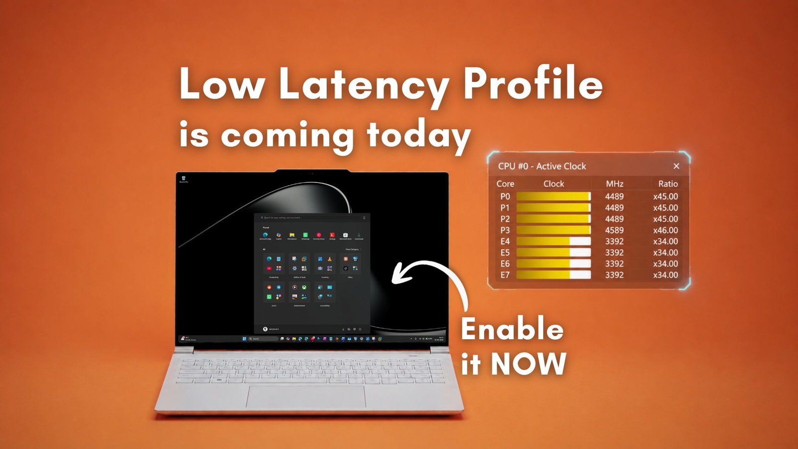 Windows 11's CPU performance boost released today, enable it using these steps