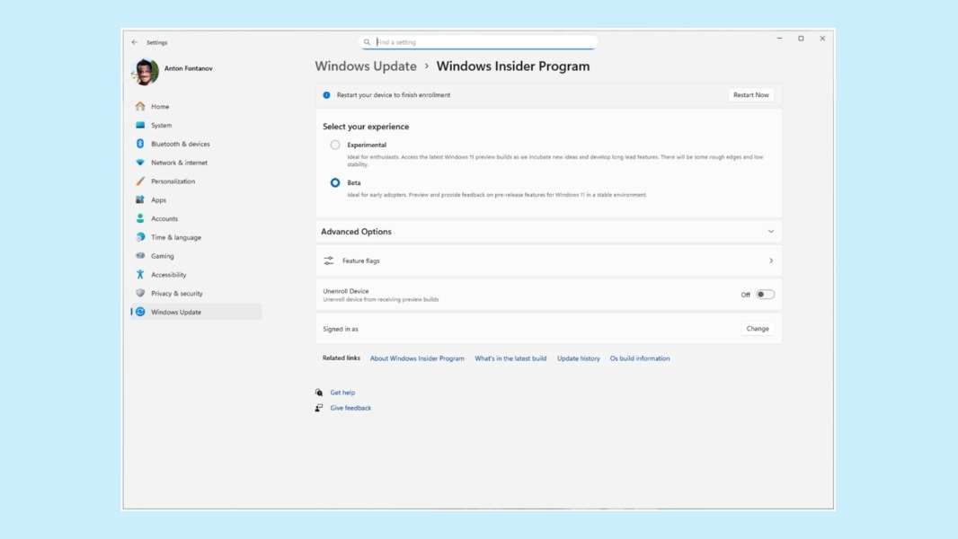 Windows Update Will Start Showing New Insider Channel System to all Windows 11 Users