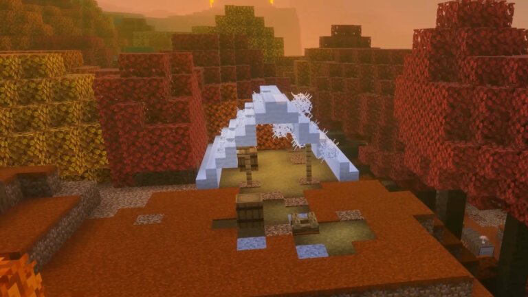 You can put Minecraft's gorgeous new biome and building blocks to the test right now