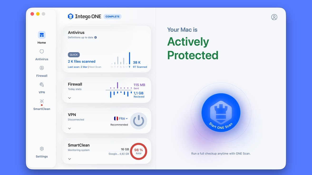 Your Mac isn't immune to viruses & surveillance tools, Intego One is here to help