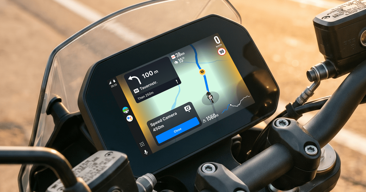 Android Auto gets navigation optimized for motorcycles, CarPlay too