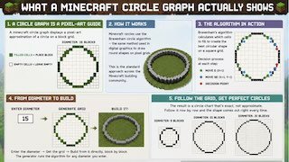 Circle Generator Minecraft: Build With a Circle Chart