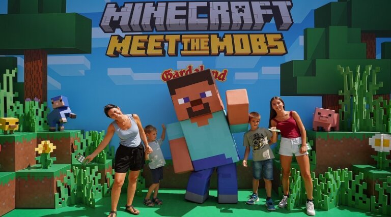 Gardaland unveils "Minecraft Meet the Mobs": the Minecraft world comes | inItaly | Ambasciatori del Territorio