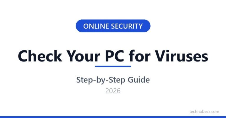 How to Use a Virus Checker on Your PC (2026)