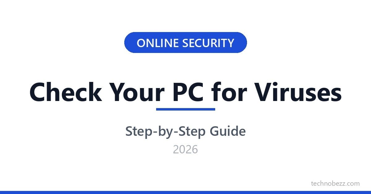 How to Use a Virus Checker on Your PC (2026)
