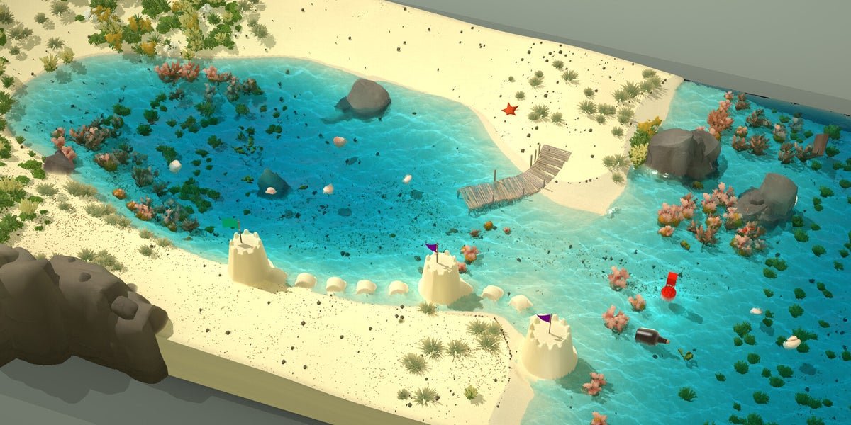 Inviting beaches and delightful physics await you in literal sandbox game, Sandcastle