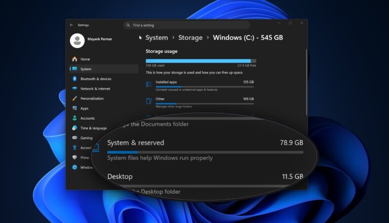 Microsoft admits a Windows 11 bug is eating up to 500GB of storage, verify if you are affected