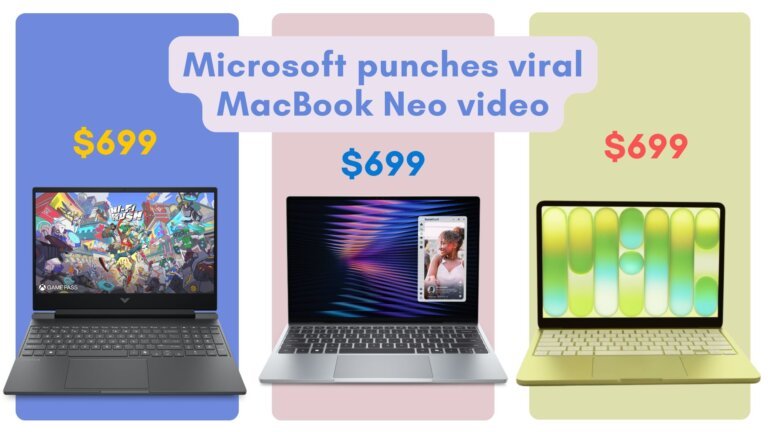 Microsoft hits back at viral MacBook Neo mocking Windows hardware, but the Windows 11 reputation is the real fight