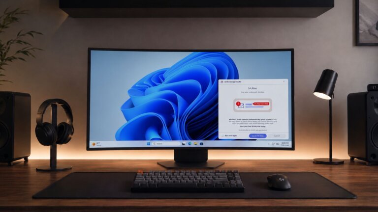 Microsoft is cracking down on Windows 11 bloatware ads, forces LG to pull McAfee popup