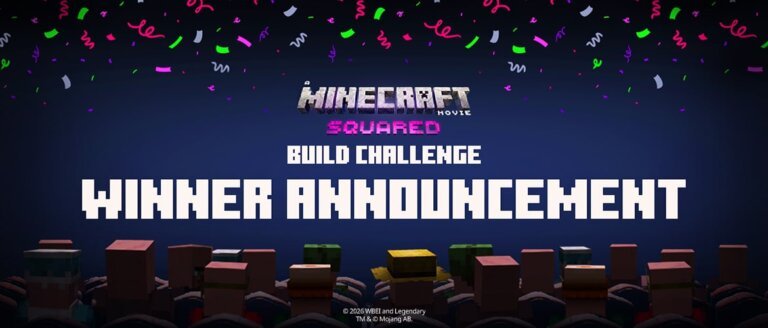 Minecraft Movie Build Challenge winner announcement