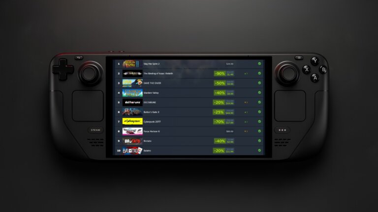 Most of the top 10 Steam Deck games are discounted in this year’s Steam Summer Sale, with up to 90% off