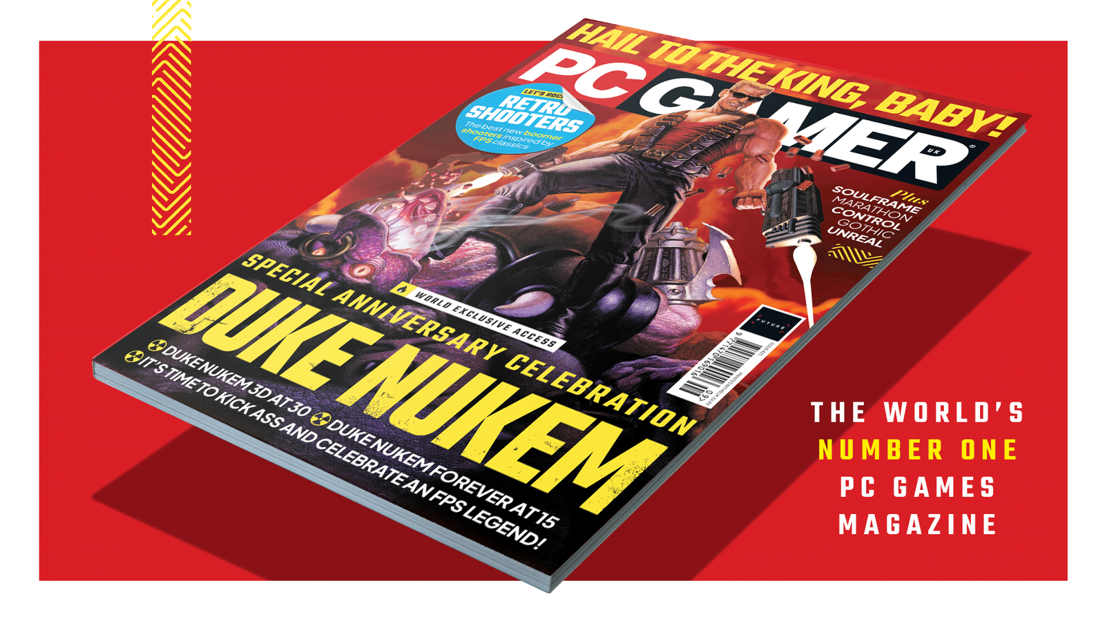 PC Gamer magazine's new issue is on sale now: Duke Nukem special anniversary celebration