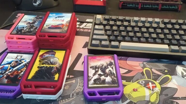 PC gamer turns Steam games into cartridges with ingenious 2.5-inch SSD system — games are stored on 128GB drives alongside a script to auto-start the title once plugged in