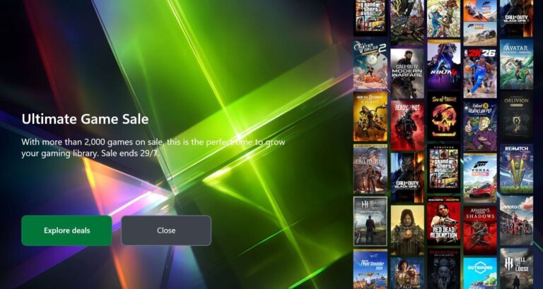 The Xbox Ultimate Game Sale 2026 is live — it might be one of Microsoft's best ever. Here are all of the deals.