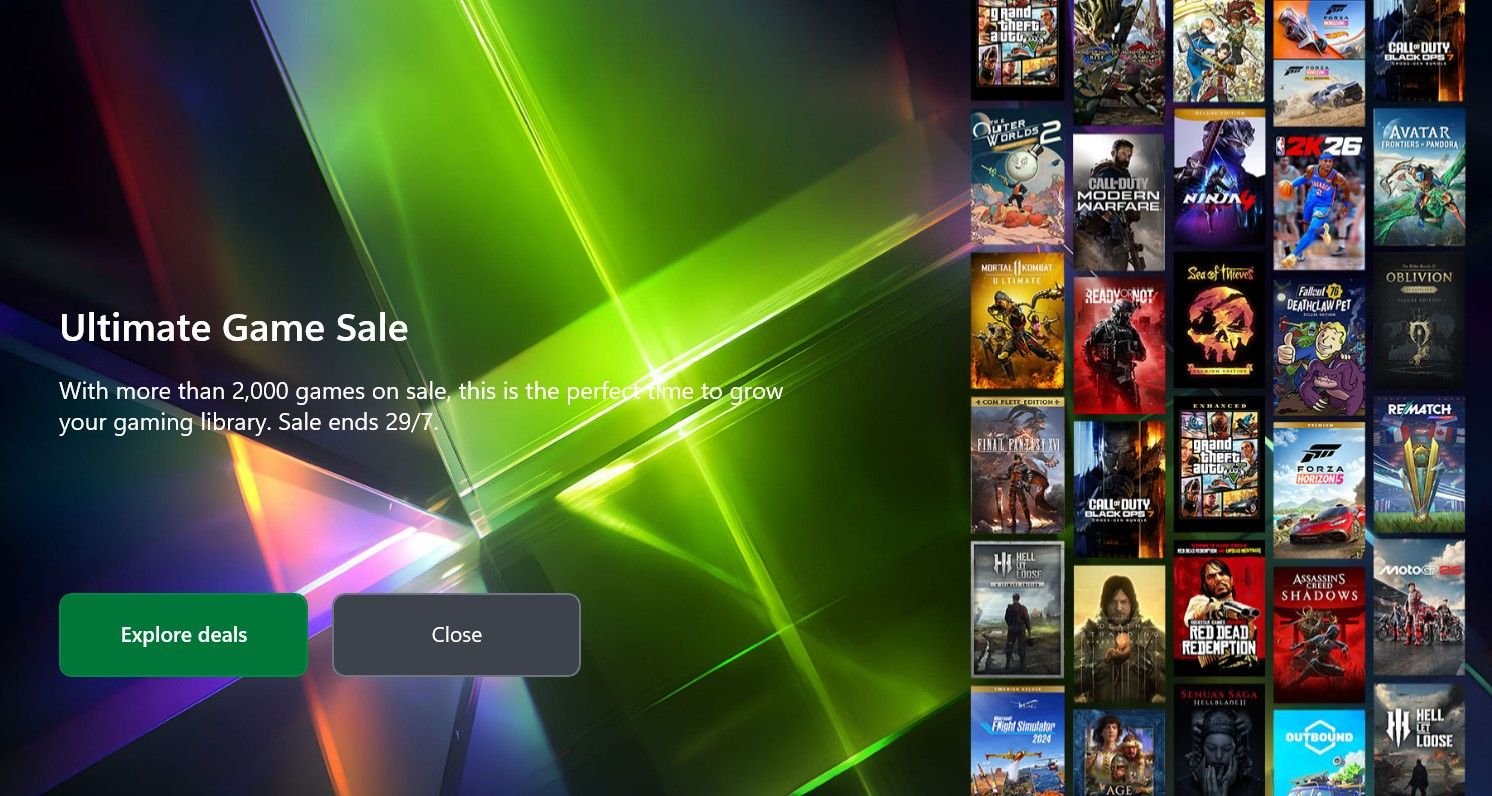 The Xbox Ultimate Game Sale 2026 is live — it might be one of Microsoft's best ever. Here are all of the deals.