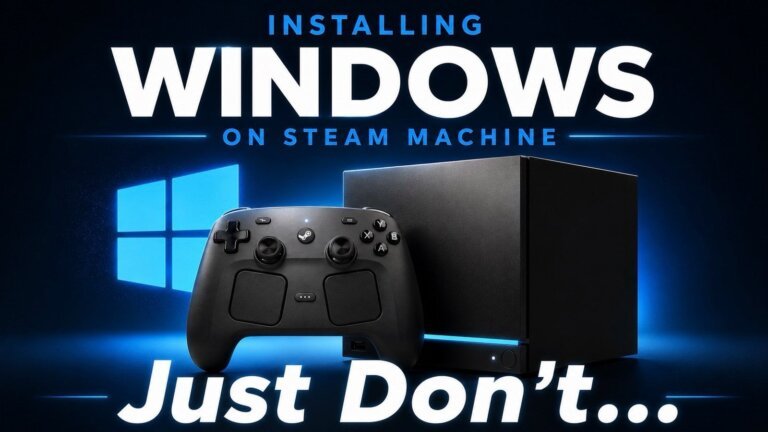 Thinking About Installing Windows on Your Steam Machine? Read This First