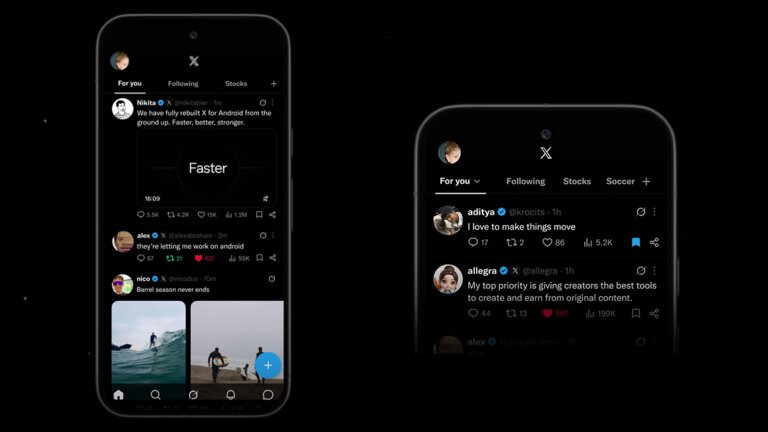 X Android app rebuilt from scratch with faster loading, smoother scrolling and improved reliability