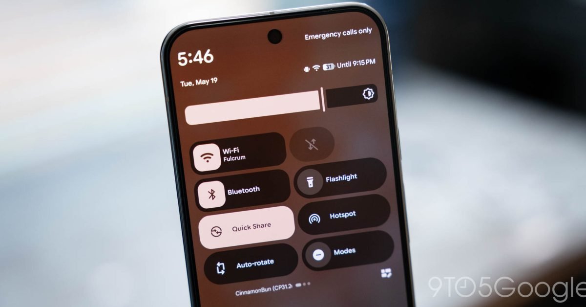 Android Canary 2608 lets you customize Quick Settings layout on Pixel