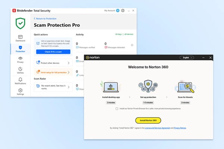 Bitdefender vs Norton: An expert comparison of the two antivirus services