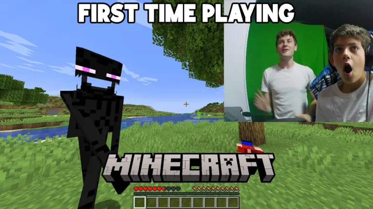 He NEVER Played Minecraft, so I Surprised Him…