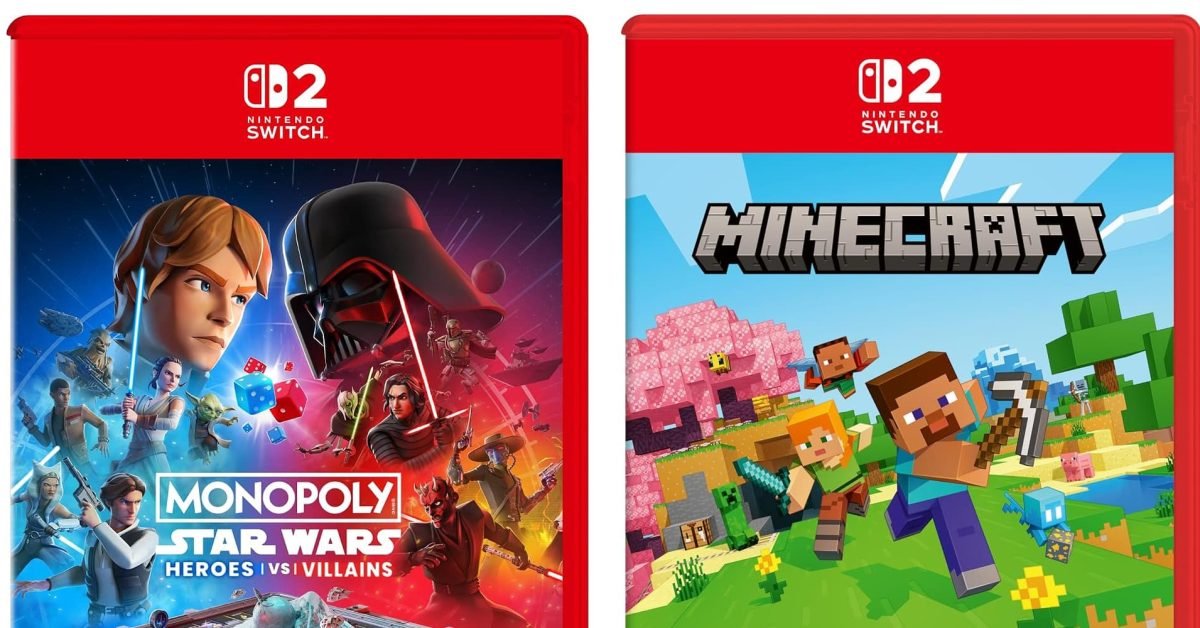 Monopoly Star Wars Heroes vs. Villains for Switch 1/2 from $22 all-time low, Minecraft pre-orders now live, more