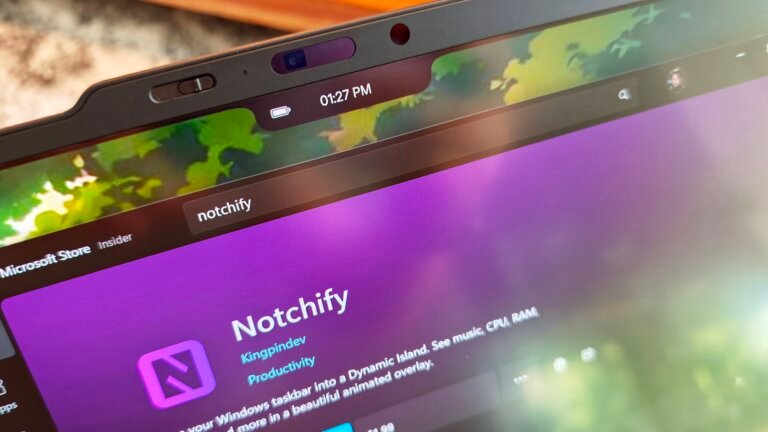 Notchify brings macOS-style “Dynamic Island” flair to Windows 11 — and it’s surprisingly useful if you can get by the ick factor