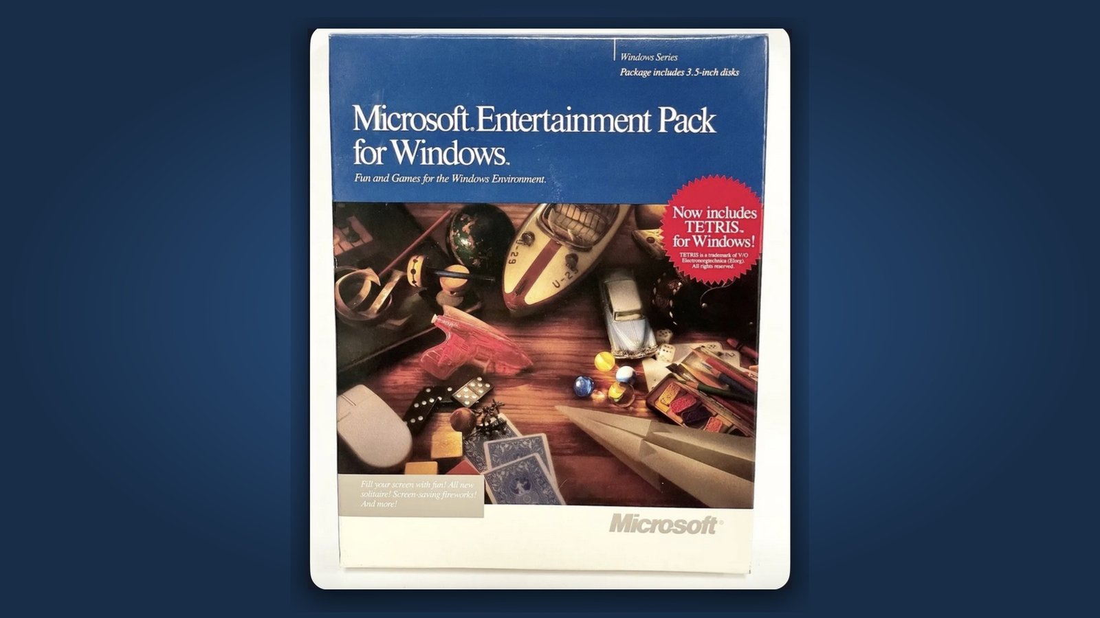 "Now includes TETRIS for Windows!" The story behind Microsoft's 1990s last-minute sticker gamble