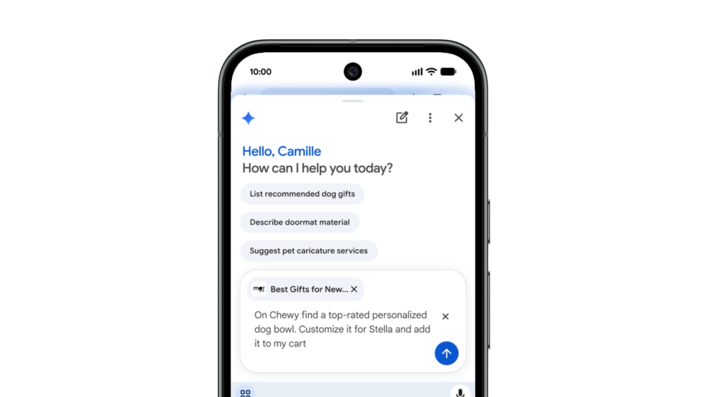 Tap into the power of Gemini in Chrome on Android.