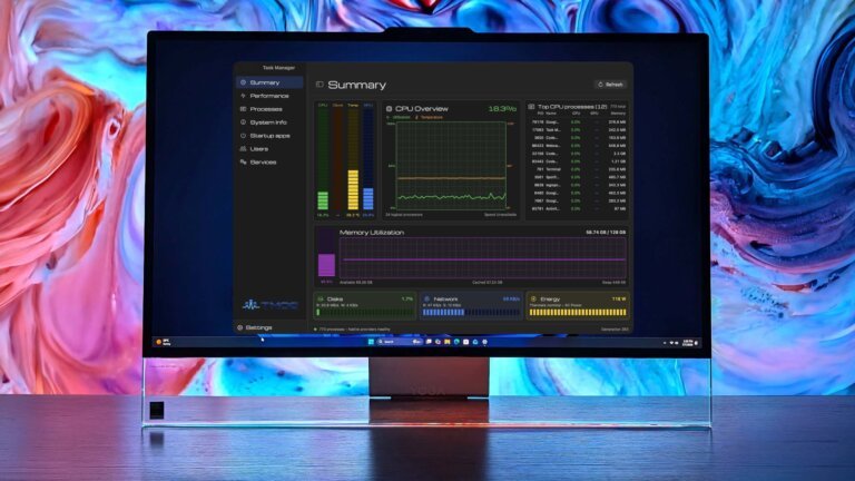 The guy who built Windows Task Manager in 1996 just remade it with a cyberpunk vibe — but there's one big issue for PC users