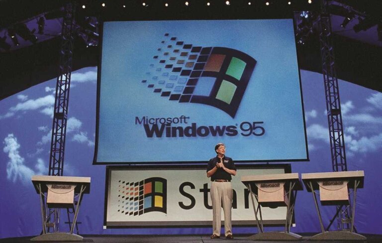 Why did the Windows 95 CD have a Weezer music video on it?