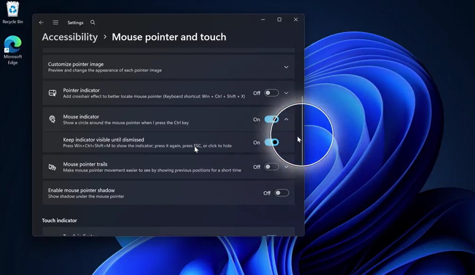 Windows 11 is modernizing a mouse indicator that hasn't changed since the Windows XP