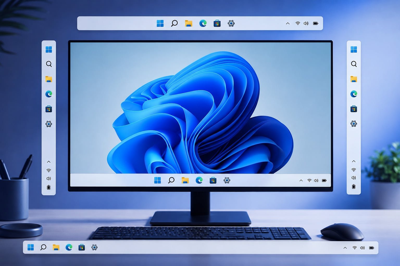 Windows 11: Movable and Smaller Taskbar in Beta Test